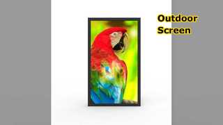 ป้ายดิจิตอลกันน้ำ โฆษณากลางแจ้งขนาด 32 นิ้ว