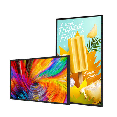ซื้อ เครื่องป้ายโฆษณาดิจิทัล LCD กลางแจ้งกันน้ำ IP67 ขนาด 55 นิ้ว ความสว่างสูง 4000 nits การผลิตออนไลน์