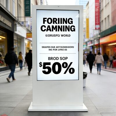 ซื้อ ป้ายดิจิทัลกลางแจ้งขนาด 75 นิ้ว ความสว่าง 3000nits กันน้ำระดับ IP65 ความละเอียด 4K และระบบปฏิบัติการ Android การผลิตออนไลน์