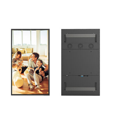 ป้ายดิจิทัลกลางแจ้งกันน้ำ IP66 ขนาด 49 นิ้ว พร้อมจอ LCD โฆษณาความสว่าง 3000nit